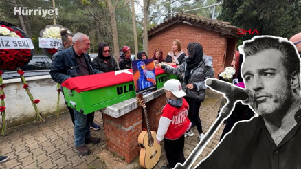 Şarkıcı Rıza Tamer, son yolculuğuna gitarıyla uğurlandı Şarkıcı Rıza Tamer, son yolculuğuna gitarıyla uğurlandı