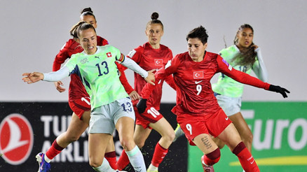 A Milli Kadın Futbol Takımı, İsviçre ile berabere kaldı