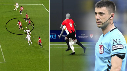 Ankarada VAR damga vurdu Galatasaraydan iptal edilen gole tepki: Yine ender görülen bir şekilde