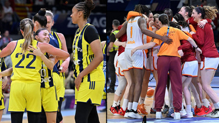 Galatasaray ve Fenerbahçe, Avrupa şampiyonluğu için parkede