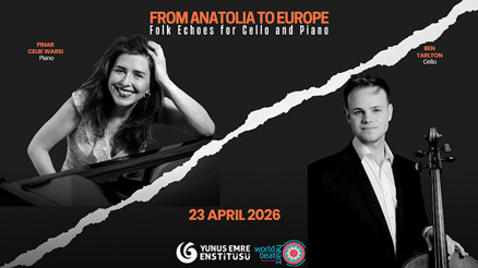 23 Nisan’da Anadolu’dan Avrupa’ya: çello ve piyano için folk ezgileri 23 Nisan’da Anadolu’dan Avrupa’ya: Çello ve piyano için folk ezgileri