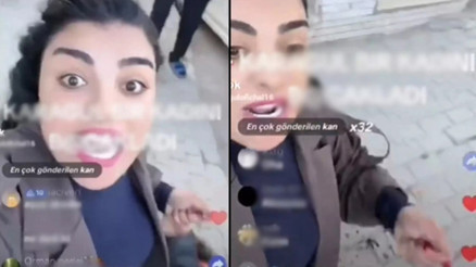Sokak ortasında şoke eden görüntüler TikTok fenomeni Karagül, tartıştığı bir kadını bıçakladı
