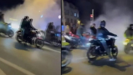 Ataşehir’de asker uğurlama konvoyunda trafiği tehlikeye düşürenlere 870 bin lira ceza