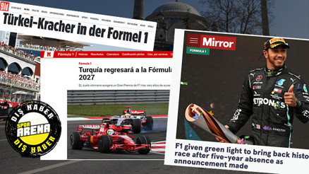 Formula 1in Türkiyeye dönüşü dünya basınında yankı uyandırdı İkonik yarış geri dönüyor Unutulmaz İstanbul pisti yeniden F1de Formula 1in Türkiyeye dönüşü dünya basınında yankı uyandırdı İkonik yarış geri dönüyor Unutulmaz İstanbul pisti yeniden F1de
