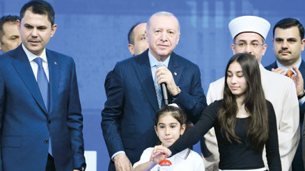 İstanbul’da kura çekim törenine katılan Erdoğan: Yegane çözüm kentsel dönüşüm
