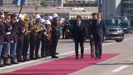 Macrondan Yunanistana ziyaret