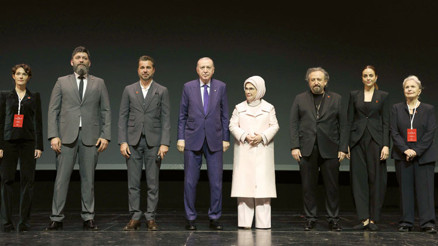 Cumhurbaşkanı galaya katıldı