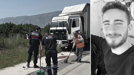 Motosiklet sürücüsü Yusuf Akkurt kazada hayatını kaybetti