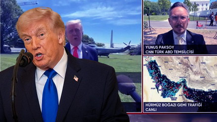 Trump CNN Türke konuştu: Abluka inanılmaz, çok güçlü