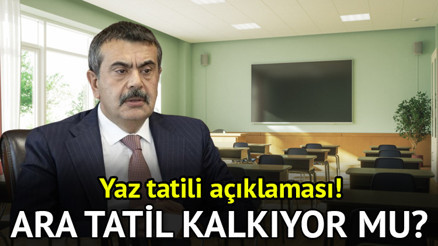 ARA TATİL KALIYOR MU - SON DAKİKA MEB AÇIKLAMASI | Milli Eğitim Bakanı Yusuf Tekinden ara tatil ve yaz tatili açıklaması Ara tatil kalkacak mı, yaz tatili uzayacak mı