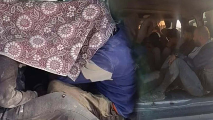 Hatayda kaçak göçmen operasyonu: Üzerlerini kamuflajla örtmüşler
