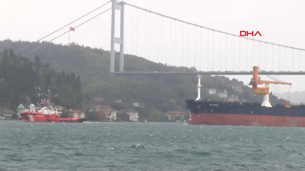 İstanbul Boğazında gemi arızası