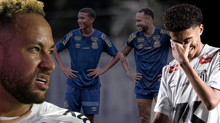 Neymar kendisini çalımlayan Robinhonun 18 yaşındaki oğluna tokat attı Brezilya bunu konuşuyor