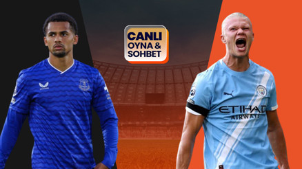 Şampiyonluk yarışındaki Manchester City, Everton karşısında Maçın heyecanı canlı sohbet ile Misli’de