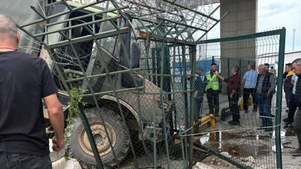 Hamzabeyli Sınır Kapısında askeri araç kazası; 2 asker yaralı