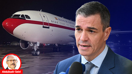 Sanchez’in uçağının kokpitinden dumanlar yükseldi