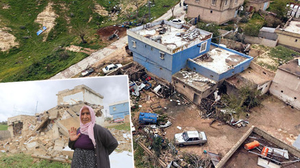 Sağanak ve fırtınadan evi çöktü Yaşadığı korkuyu anlattı: Silah sıktılar sandım, baktım evim yıkıldı