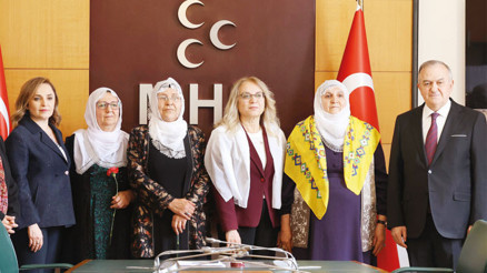 Barış Anneleri’nden MHP’ye ziyaret Barış Anneleri’nden MHP’ye ziyaret