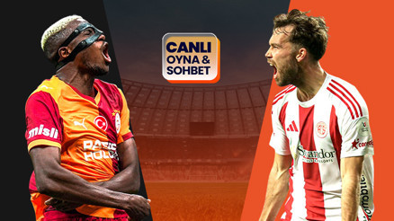Galatasaray ile Antalyaspor karşı karşıya geliyor Maçın heyecanı Mislide