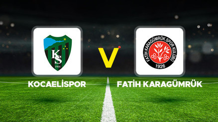 Kocaelispor - Fatih Karagümrük maçı ne zaman, saat kaçta, hangi kanalda Süper Lig Kocaelispor - Fatih Karagümrük muhtemel 11ler