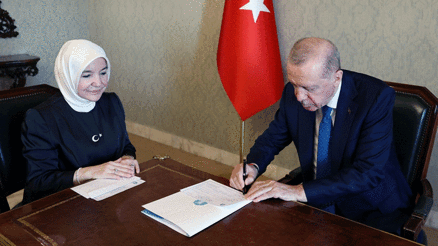 Cumhurbaşkanı Erdoğan, Darülacezeye kurban bağışı yaptı