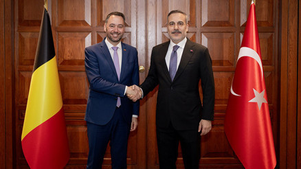 Dışişleri Bakanı Hakan Fidan Belçikalı mevkidaşı ile görüştü