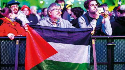 Eurovisionda İsrail protestosu: Soykırımı durdurun