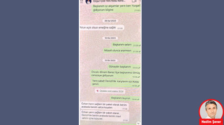 CHP’li Özkan Yalım CHP’li Özgür Özel’i mavi valize soktu