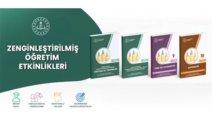 ‘Zenginleştirilmiş Öğretim Etkinlikleri Kitapları’ yayımlandı