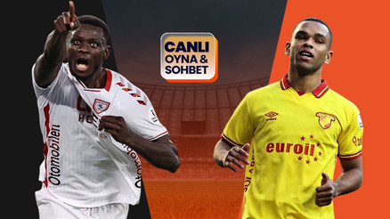 Ligin son maçında Samsunspor, Göztepeyi ağırlıyor Maçın heyecanı canlı sohbet ile Mislide