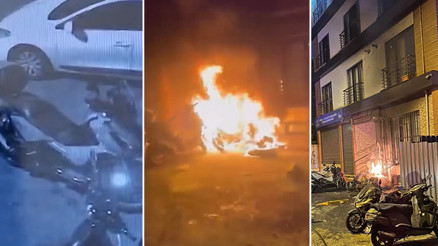 Beyoğlu’nda tartıştığı kişinin motosikletini kundakladı Gereksiz yere gaza bastı tartıştık