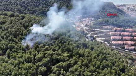 Fethiye’de orman yangını