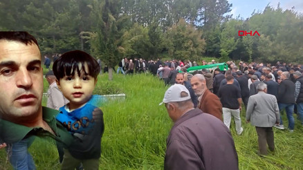 Baba-oğul, yan yana son yolculuklarına uğurlandı Baba-oğul, yan yana son yolculuklarına uğurlandı