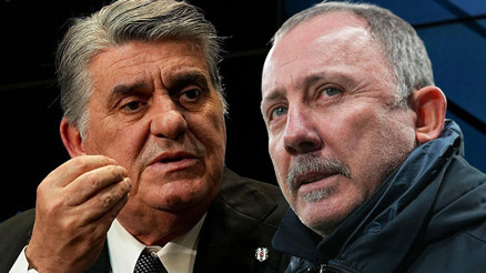 Beşiktaşta kritik görüşme Sergen Yalçın gönderiliyor mu