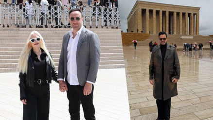 Konser öncesi Atamızı ziyarete geldik Konser öncesi Atamızı ziyarete geldik