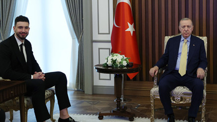 Cumhurbaşkanı Erdoğan, Alperen Şengünü kabul etti