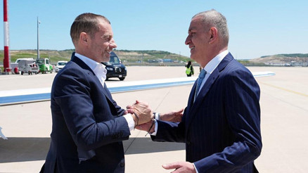 UEFA Başkanı Aleksander Ceferin, Avrupa Ligi finali için İstanbula geldi