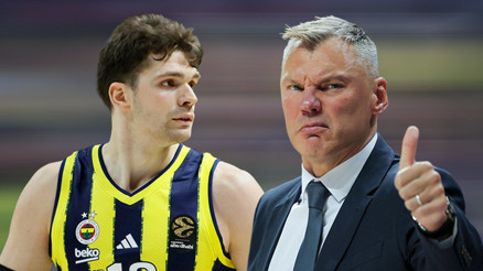 Fenerbahçe Bekonun yıldızı Tarık Biberovicten Jasikevicius sözleri: Antrenmanlara gelmeden önce 10 kahve içmiş gibi oluyor