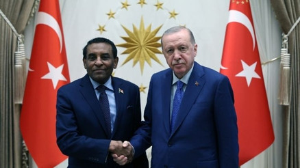 Cumhurbaşkanı Erdoğan, Sudan Başbakanı İdrisi kabul etti