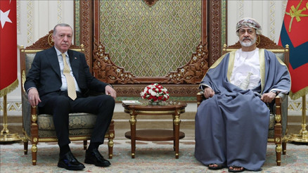 Cumhurbaşkanı Erdoğan, Umman Sultanı Heysem bin Tarık ile görüştü
