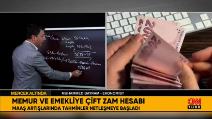 Memur ve emekliye çift zam hesabı