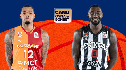 Galatasaray, play-off çeyrek final serisi ikinci maçında Beşiktaşı konuk edecek Dev maçın heyecanı canlı sohbet ile Mislide