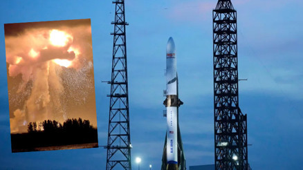 Blue Origin firmasına ait roketin motor testi sırasında patlama