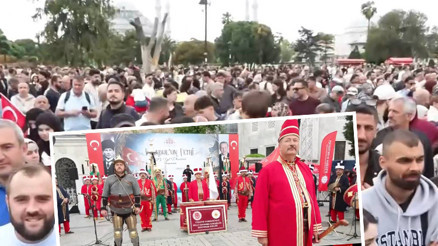 İstanbulda fethin 573. yıl dönümü kutlanıyor | Sultanahmetteki gösterilere yoğun ilgi İstanbulda fethin 573. yıl dönümü kutlanıyor | Sultanahmetteki gösterilere yoğun ilgi