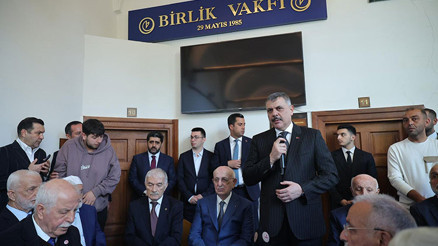 İçişleri Bakanı Çiftçi, Birlik Vakfının bayramlaşma programına katıldı