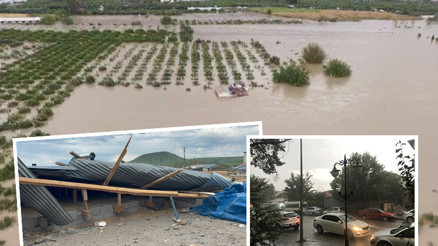 Meteoroloji uyarmıştı: Sağanak sonrası felaketi yaşadılar Yurdun farklı noktalarından şok görüntüler