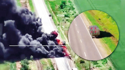 Ukrayna lojistik hattını felç etti Rusya’nın yolu var drondan geçemiyor