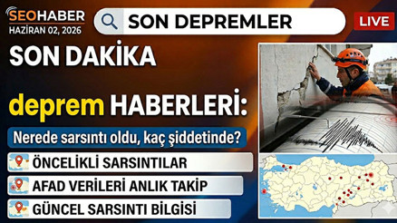 SON DAKİKA DEPREMLER LİSTESİ CANLI ANLIK 2 HAZİRAN 2026 | Az Önce Deprem Mi Oldu 2 Haziran 2026 AFAD ve Kandilli Son Depremler Listesi (Anlık Sarsıntılar)