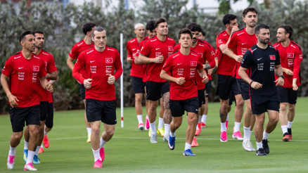A Milli Futbol Takımı Miamideki ilk antrenmanını yaptı