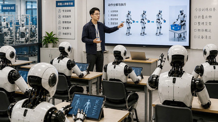 Bu okulda robotlar öğrenci... Mesleki eğitim alıyorlar Bu okulda robotlar öğrenci... Mesleki eğitim alıyorlar